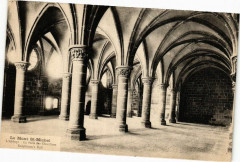 Le Mont-Saint-Michel - L'Abbaye - La Salle des Chevaliers au Mont-Saint-Michel