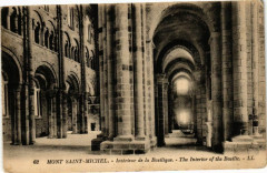 Mont-Saint-Michel - Interieur de la Basilique