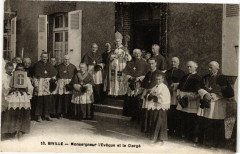 Biville - Monseigneur l'Eveque et le Clerge -
													50 Manche
												