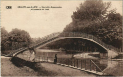 Chalons-sur-Marne Ses Jolies Promenades La Passerelle du Jard