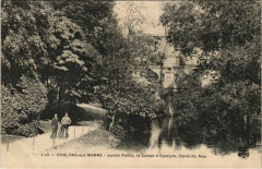 Chalons-sur-Marne - Jardin public la Calsse d'Epargine Canal