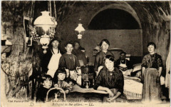 Reims-Refugies dans les Caves à Reims