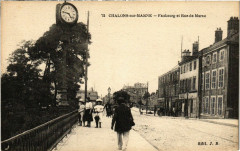 Chalons sur Marne Faubourg et Rue de Marne