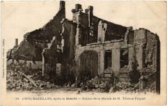 Bazeilles apres la Bataille Ruines de la Maison