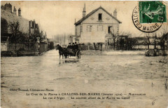 Chalons sur Marne La Crue de la Marne