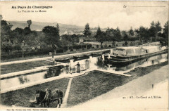 Ay - Le Canal et l'Ecluse -
													51 Marne
												