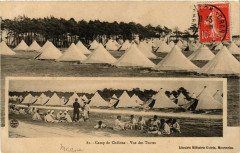 Camp de Chalons - Vue des Tentes