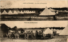 Camp de Chalons - Un coin de Campement -
													51 Marne
												