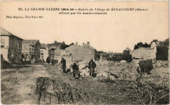 Entrée du Village de Minacourt -
													51 Marne
												
