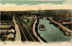 Epernay - Panorama de la Marne à Épernay