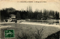 Chalons sur Marne - Le Barrage sur la Marne