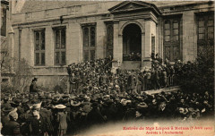 Entrée de Mgr Lucon a Reims Arrivée a l'Archeveche à Reims