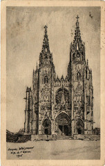 Notre Dame De L'Epine pres CHALONSsur Marne d'ap.un dessin à L'Épine