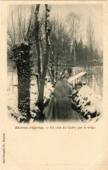 Env. d'Epernay - Un coin du Cubry par la neige