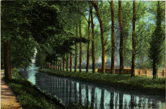 Reims - Vue sur la Vesle à Reims