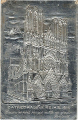 Cathédrale de Reims 1914 à Reims