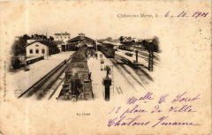 Chalons-sur-Marne le 4..10..1901 - La Gare
