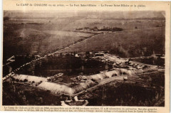 Le Camp de Chalons vu en avion - Le Fort Saint-Hillaire - La Ferme..