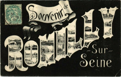 Romilly-sur-Seine - Souvenir collage dans les Typos à Romilly-sur-Seine
