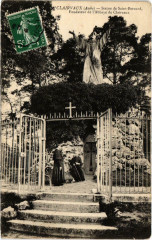 Clairvaux Statue de Saint-Bernard Aube -
													10 Aube
												