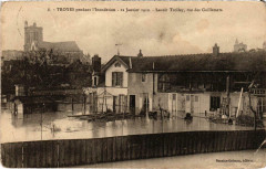 Troyes pendant l'Inondation Aube à Troyes