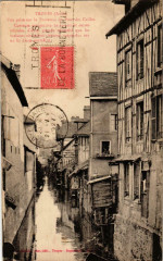 Troyes- vue prise sur le Traversin du Pont des Cailles France à Troyes