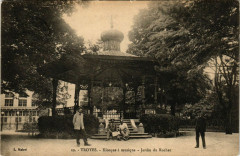 Troyes - Kiosque a musique - Jardin du Rocher à Troyes