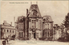 Rethel - Le Tribunal à Rethel