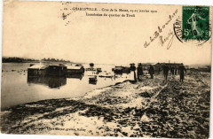 Charleville Crue de la Meuse, 23-25 janvier 1910 Inondation du . -
													08 Ardennes
												