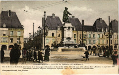 Charleville - Statue de Charles de Gonzague -
													08 Ardennes
												