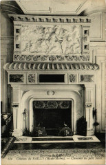 Chateau du Pailly - Chemine du petit Salon -
													52 Haute Marne
												