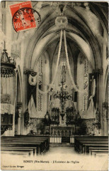 Rosoy - L'Interieur de l'Eglise -
													52 Haute Marne
												