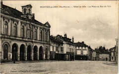 Montier en Der - Hotel de Ville - La Place et Rue de l'Isle