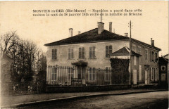 Montier en Der - Napoleon a passe dans cette maison la nuit du 28 J