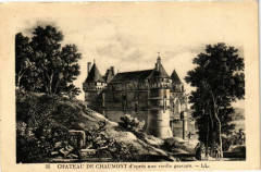 Chaumont d'apres une vieille gravure à Chaumont-sur-Loire