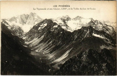 Les Pyrénées, Le Vignemale et son Glacier 3300 m