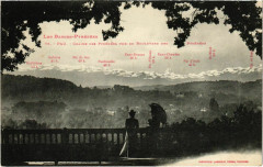 Chanie des Pyrénées vue du Boulevard des Pyrénées -
													65 Hautes Pyrénées
												
