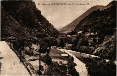 Route de Pierrefitte a Luz - La Gorge à Uz