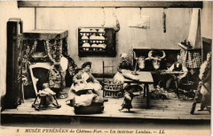 Musée Pyrenéen du Chateau Fort - Un interieur Landais -
													65 Hautes Pyrénées
												