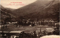 Luz - Vue générale et entrée de la Vallée de Bareges à Barèges