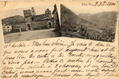 Luz - L'Eglise des Templiers et la Vallée à Uz