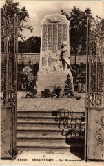 Beaucourt - Le Monument