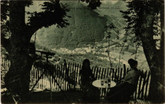 Cauterets - Vue sur Cauterets prise de la Rein Hortense à Cauterets