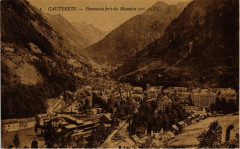 Cauterets - Panorama pris du Mamelon Vert à Cauterets
