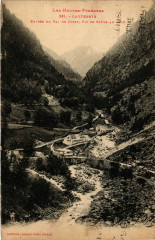 Cauterets - Entrée du Val de Jeret Pic de Gaube au Fond à Cauterets
