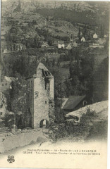 Hautes Pyrenées Route de Luz a Gavarnie Cedre - Tour de l'ancien.. à Uz