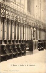 Rodez - Stalles de la Catherale à Rodez