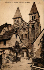 Conques - L'Eglise - La facade -
													12 Aveyron
												
