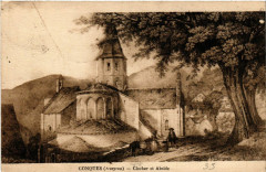 Conques - Clocher et Abside