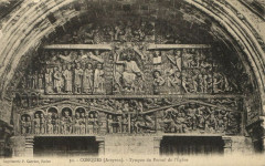 Conques - Tympan du Portail de l'Eglise -
													12 Aveyron
												